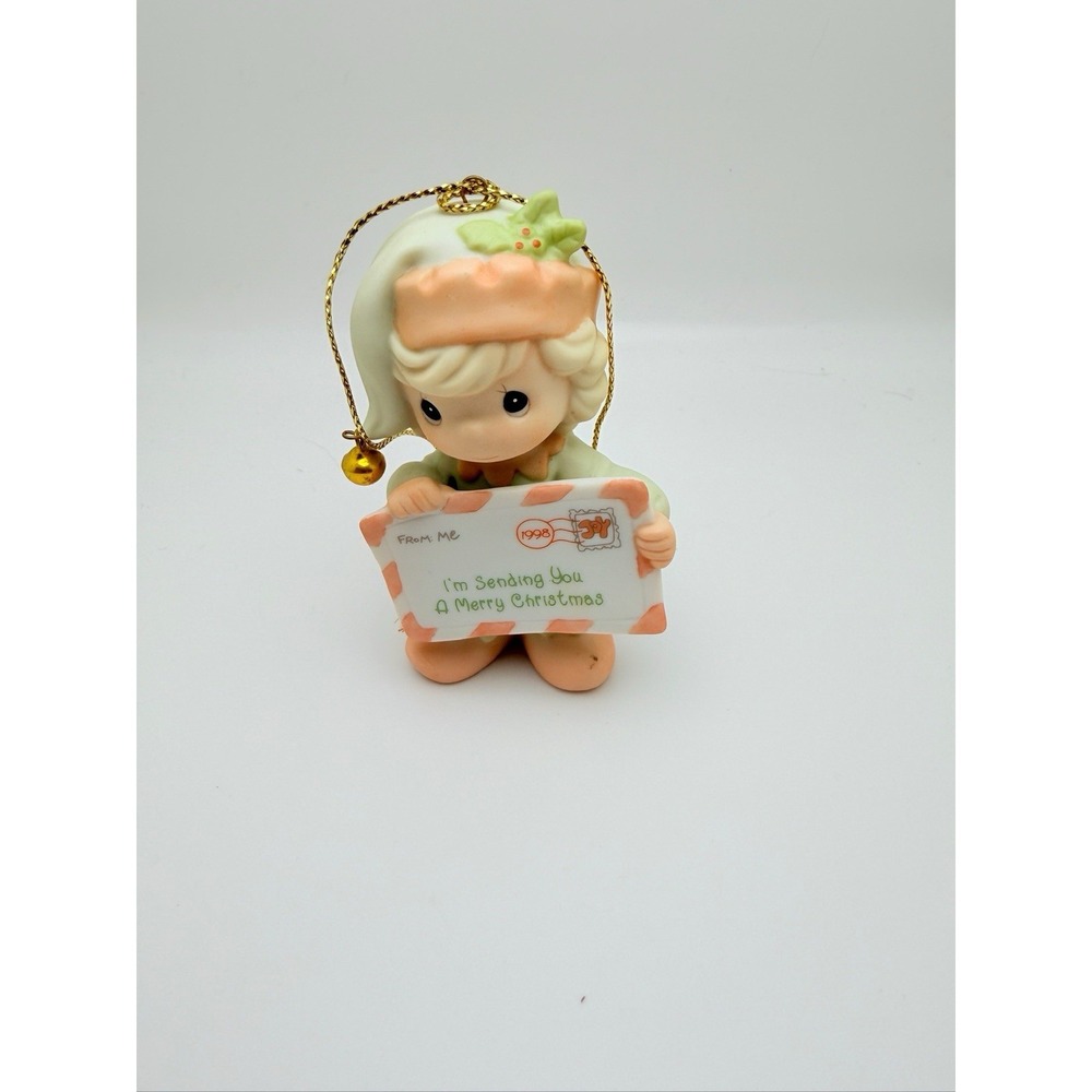 Precious Moment Ornament, 1998,‎ "I'm Sending You A Merry Christmas" 455628